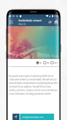 BestNetRadio Network android App screenshot 2